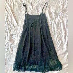 Little black baby doll dress